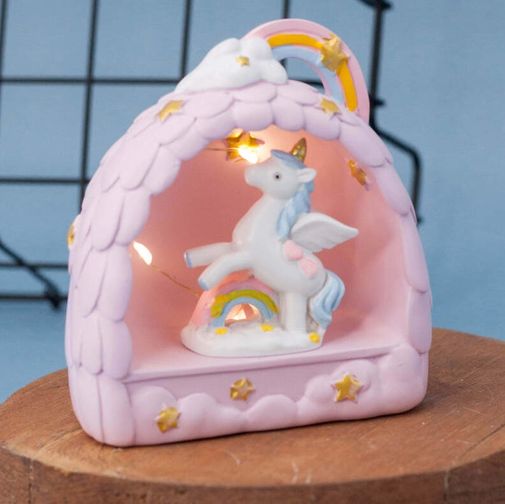 Ночник Единорог Rainbow unicorn (Фиолетовый) Ночник Единорог Rainbow unicorn (Фиолетовый)