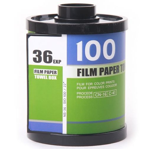 Держатель туалетной бумаги и салфеток Фотопленка (Сине-зеленый)