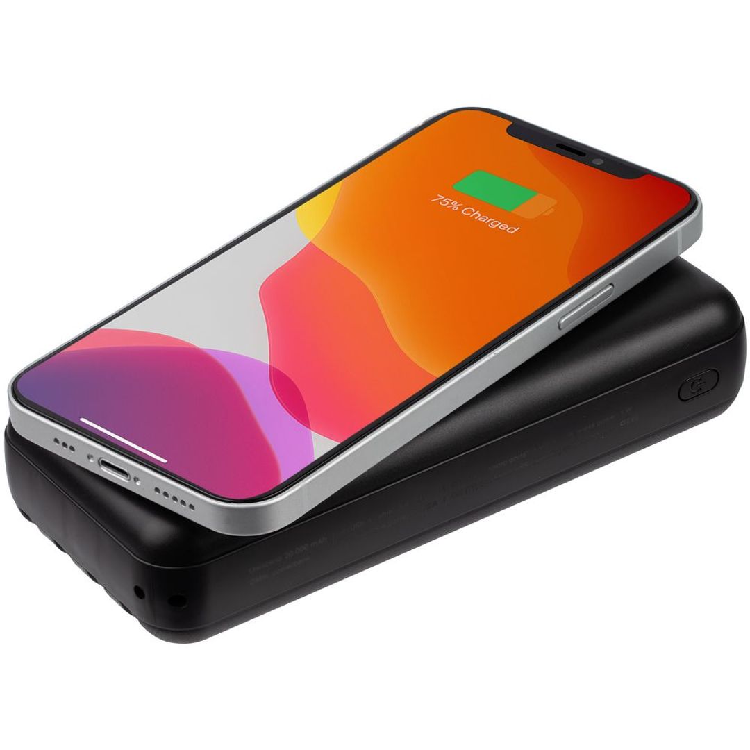 Внешний аккумулятор с функцией беспроводной зарядки Omni Qi (20000 мАч)