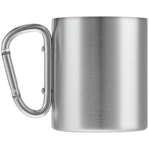 Кружка Trek с серебристой ручкой-карабином