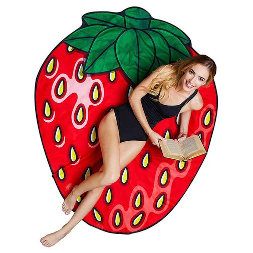 Покрывало пляжное Клубника