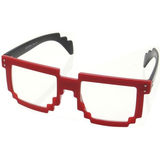 8-битные очки (Красные)