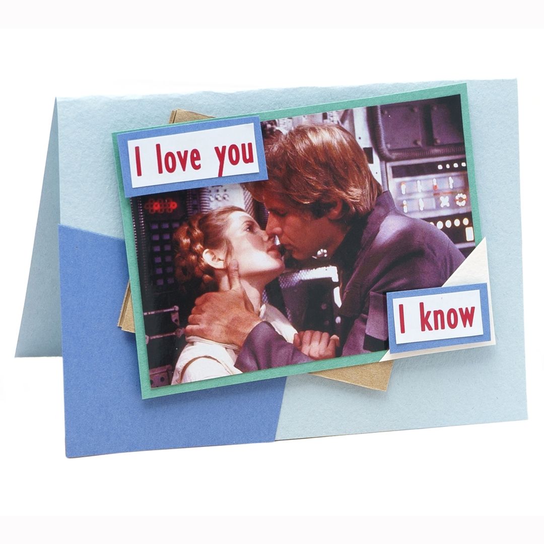 Открытка Star Wars Хан Соло и принцесса Лея