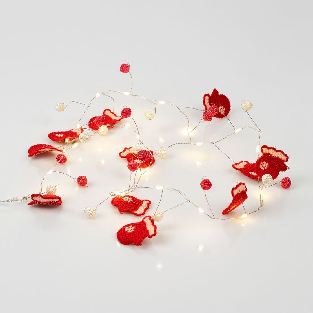 Гирлянда Merry Mittens (Красная)