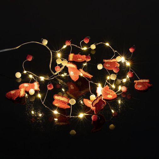 Гирлянда Merry Mittens (Красная)