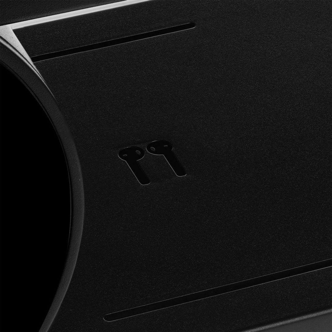 Станция беспроводной зарядки с часами fullStack (Черная) Станция беспроводной зарядки с часами fullStack (Черная)