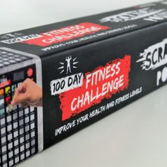 Скретч-постер Челлендж 100 дней фитнеса