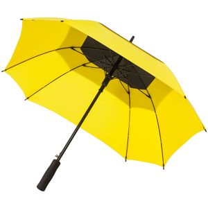 Квадратный зонт Octagon (Черный с желтым)