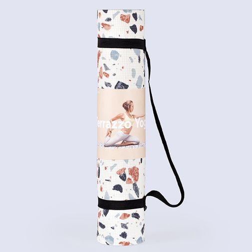 Коврик для йоги Terazzo Yoga (Белый)