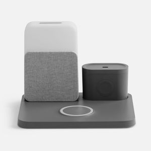 Зарядная станция с часами и подсветкой Large Charge ver.2 (серый) Зарядная станция с часами и подсветкой Large Charge ver.2 (серый)