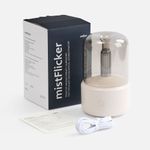 Увлажнитель-ароматизатор с подсветкой mistFlicker (молочно-белый)