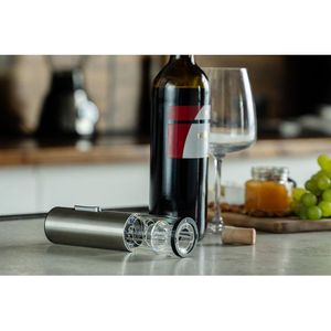 Винный набор Wine Diesel (Серебристый)