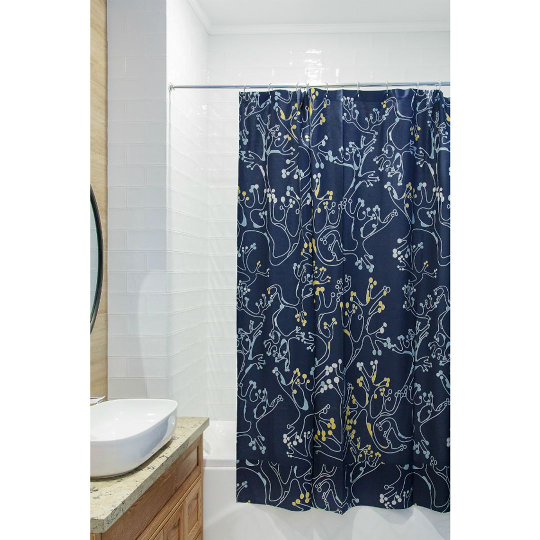 Штора для ванной Лесные кружева