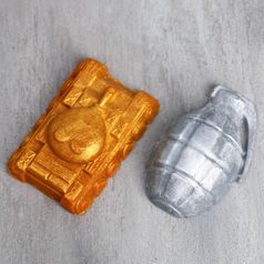 Подарочный набор 23 февраля Самый крутой (гель для душа и мыло формовое)