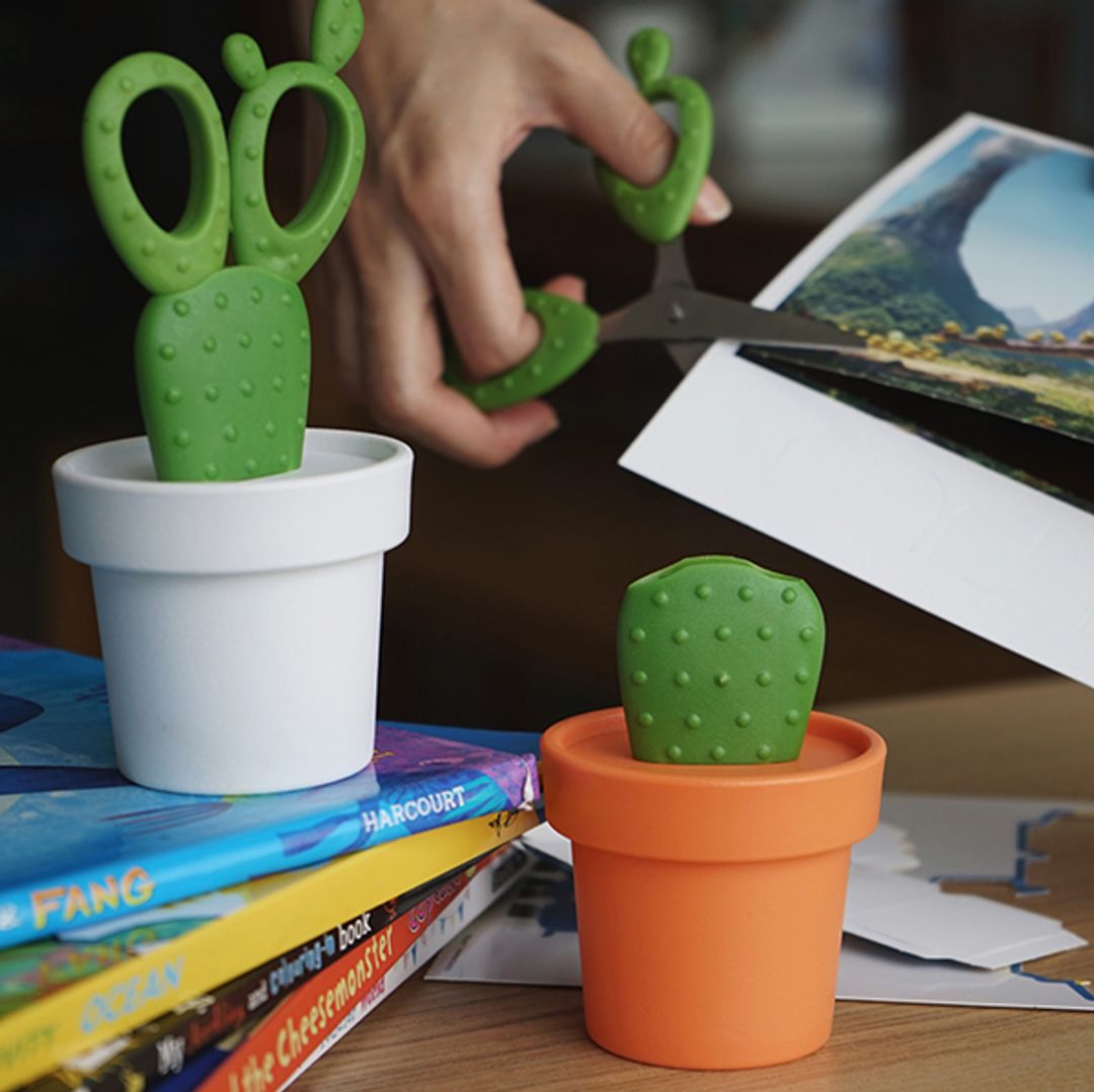Ножницы на подставке Cactus Ножницы на подставке Cactus