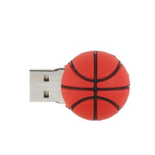 Флешка Баскетбольный мяч на паркете 4 Гб