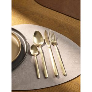 Набор столовых приборов Pure, золотистые матовые, 24 пред.