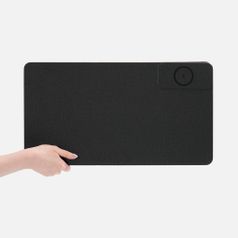 Складной стол для ноутбука с беспроводной зарядкой Kickstand Table (серый)