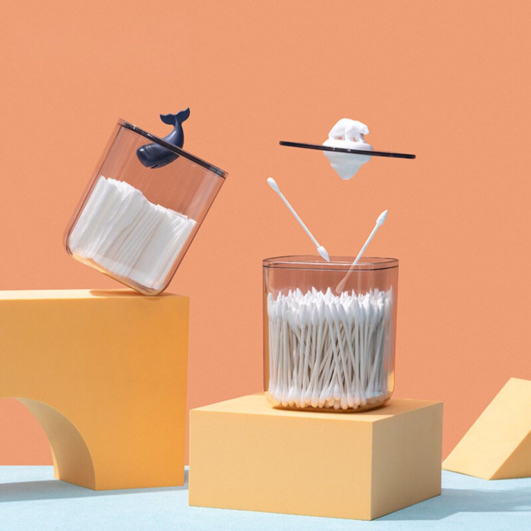 Контейнер для ватных палочек Медведь Контейнер для ватных палочек Медведь