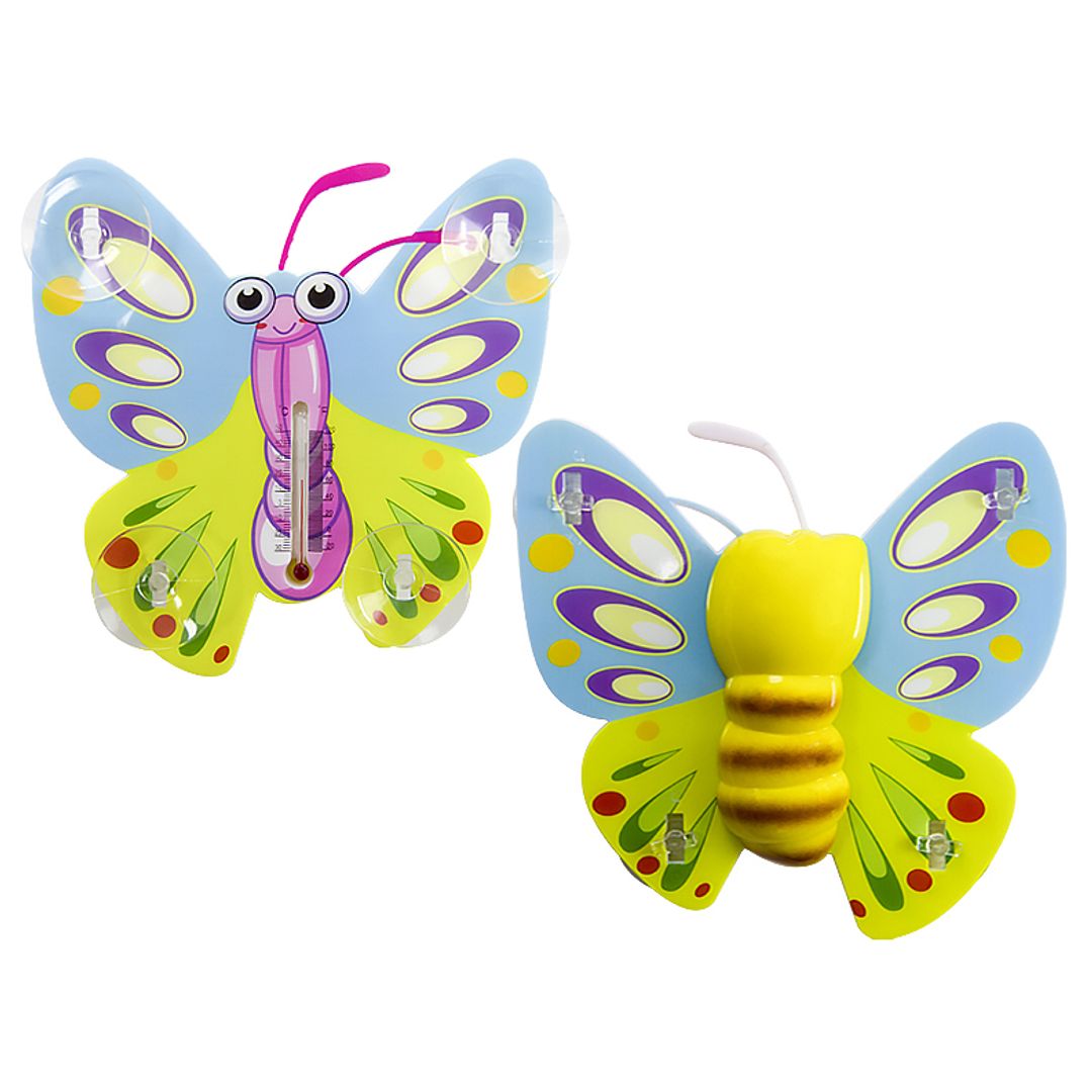 Термометр оконный на присоске Бабочка