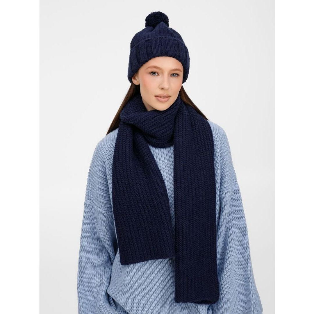 Шарф Frissonelle (темно-синий)