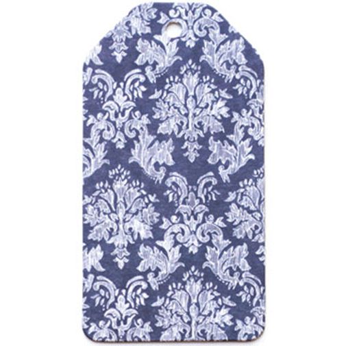 Бирка упаковочная Барокко — синий погон