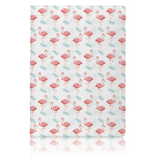 Обложка для паспорта Фламинго (Белый)