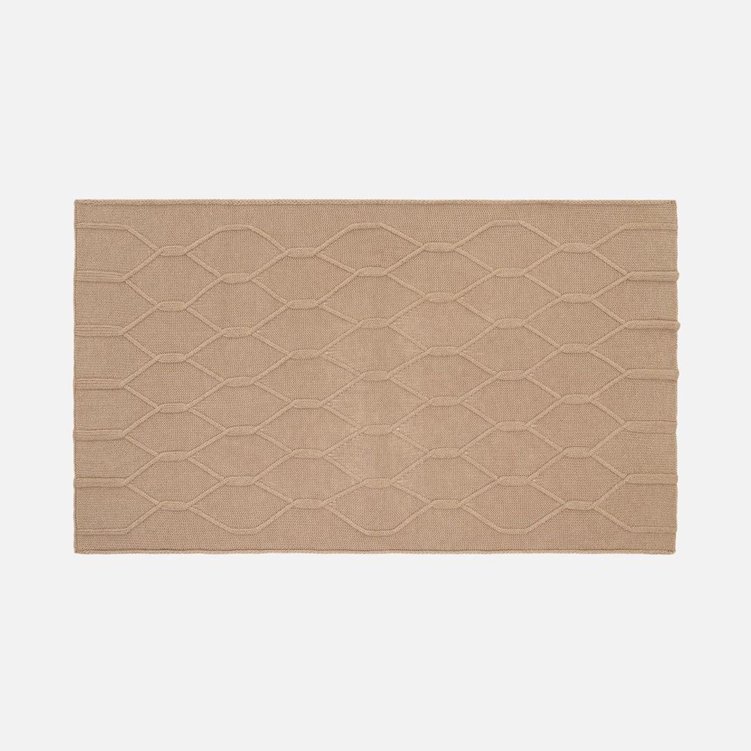 Плед Curve Verve (бежевый меланж) Плед Curve Verve (бежевый меланж)