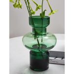 Ваза Florum, 30 см, изумрудная