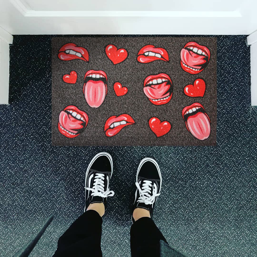 Коврик для входной двери Языки