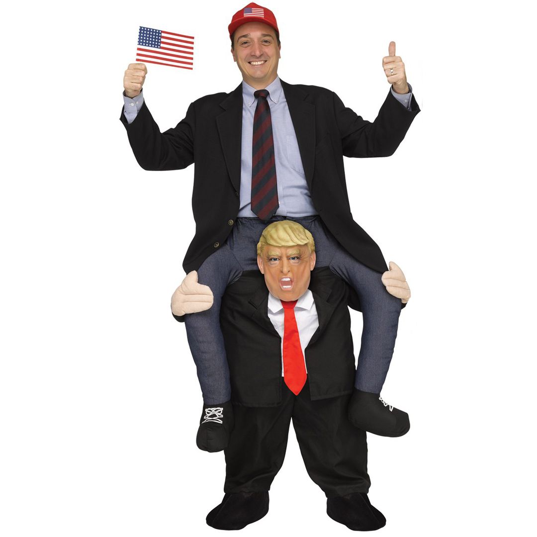 Костюм-наездник верхом Дональд Трамп Костюм-наездник верхом Дональд Трамп