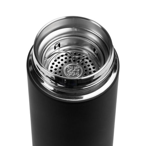 Термос с ситечком Percola (Черный) Термос с ситечком Percola (Черный)