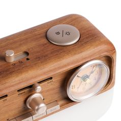 Ретро Bluetooth-колонка с часами и подсветкой Multiverse