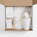 Подарочный набор Планы на счастье (белый с золотистым) Подарочный набор Планы на счастье (белый с золотистым)