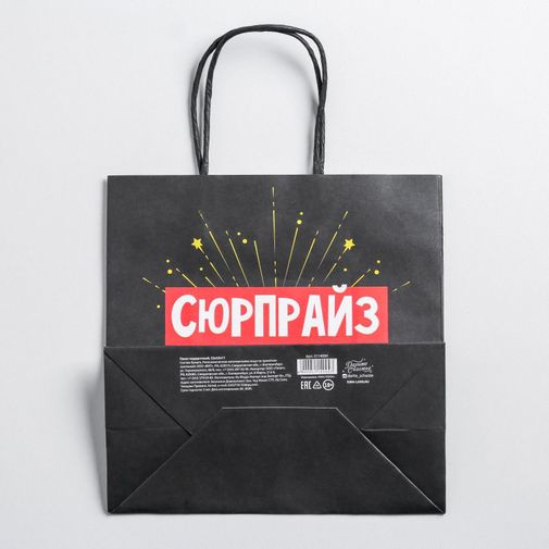 Подарочный пакет Сюрпрайз (22 х 22 х 11 см)