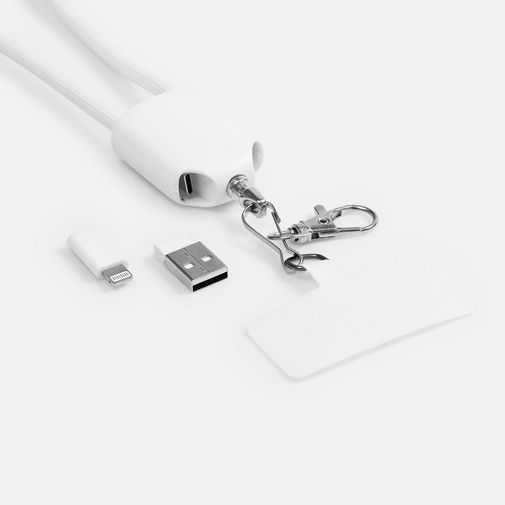 Кабель-ланьярд energyFlex Pro (белый)