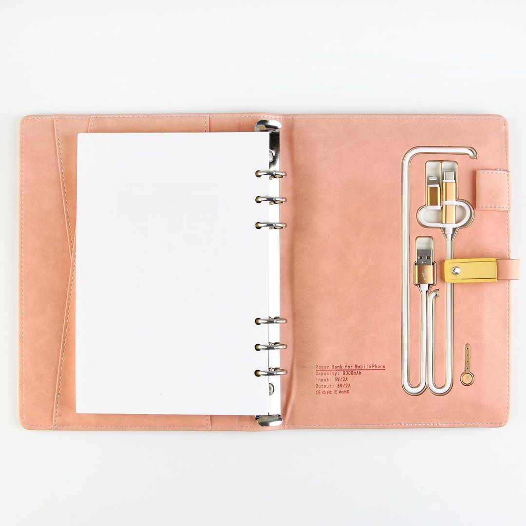 Ежедневник со встроенной зарядкой и флешкой Мечтай 8000 mAh 16Гб Ежедневник со встроенной зарядкой и флешкой Мечтай 8000 mAh 16Гб