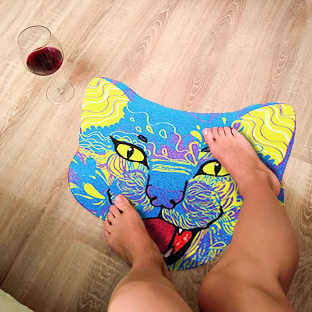 Коврик для входной двери Кот Ринго