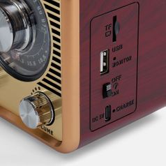 Bluetooth-колонка с радио Listenberg (коричневый) Bluetooth-колонка с радио Listenberg (коричневый)