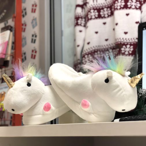 Тапочки Радужные единороги