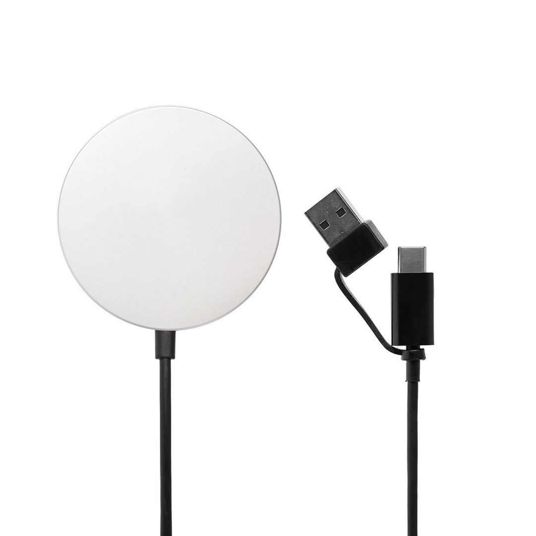 Магнитное зарядное устройство Cooper Rond, 15 Вт, (Белое)