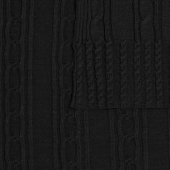 Плед Remitt (черный)