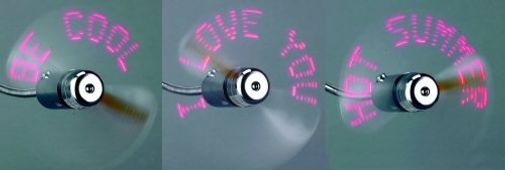 USB Вентилятор с текстовыми эффектами USB Вентилятор с текстовыми эффектами