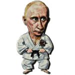 Магнит на холодильник Путин Дзюдоист