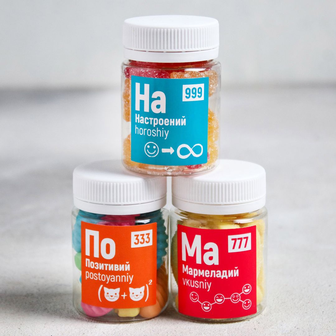 Набор мармелада Периодическая система Набор мармелада Периодическая система