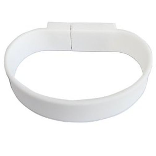 Флешка Браслет Белый 2 Гб