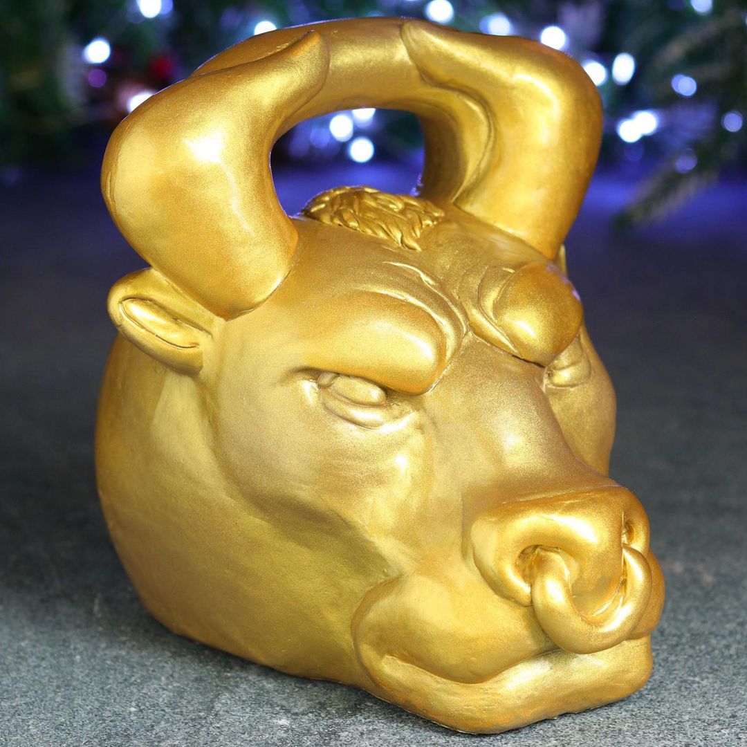 Копилка Бык гиря Копилка Бык гиря