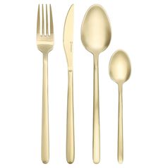 Набор столовых приборов Pure, золотистые матовые, 24 пред. Набор столовых приборов Pure, золотистые матовые, 24 пред.