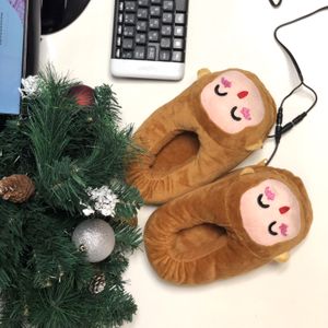 Тапочки с подогревом от USB Обезьянки Тапочки с подогревом от USB Обезьянки