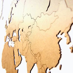 Декоративная Карта мира Wall Decoration Brown